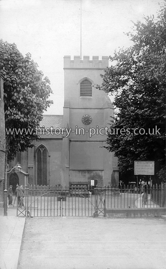 St Mary's Church, Walthamstow, London. c.1913.